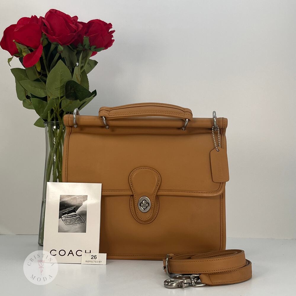 Vintage Coach Willis Bag 9927 Camel Color 2001 Costa Rica